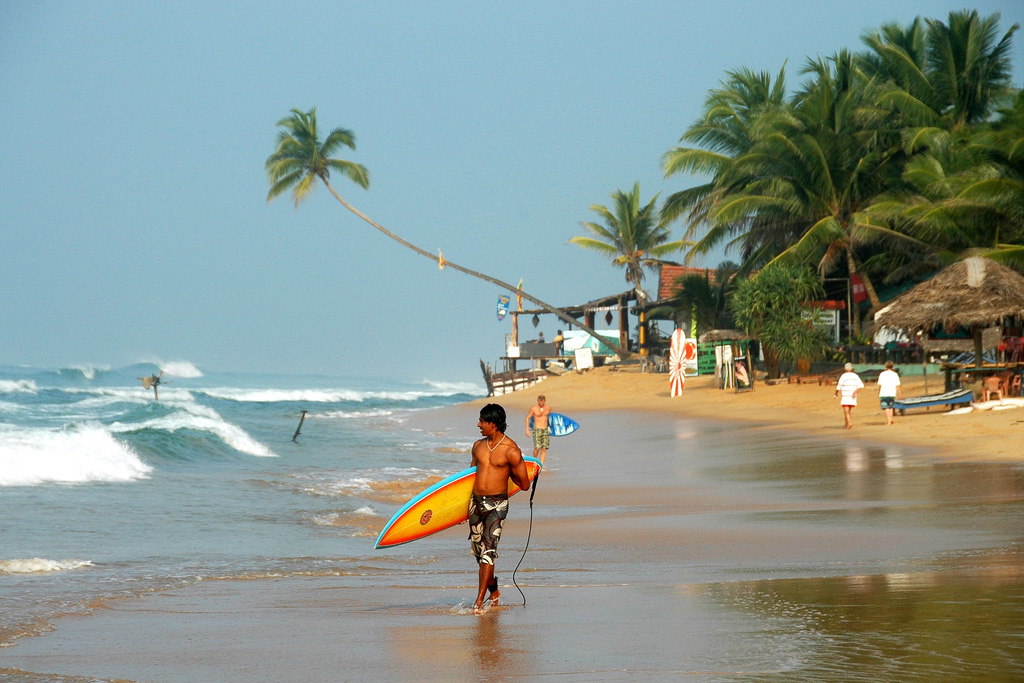Пляж Хиккадува в Шри-Ланке, фото 1