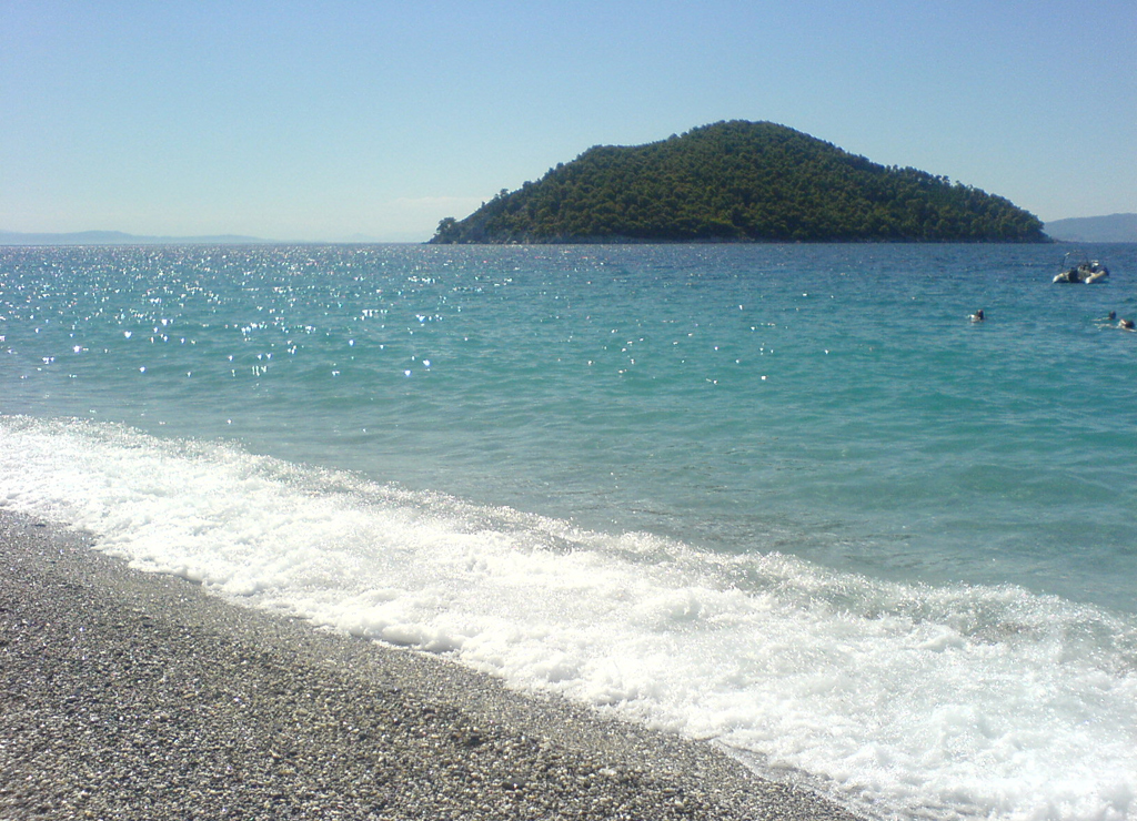 Пляж острова Скопелос в Греции, фото 9