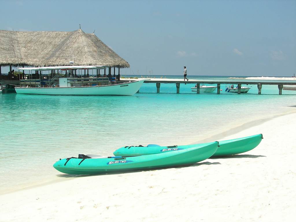 Пляж острова Куда Хураа на Мальдивах, фото 3