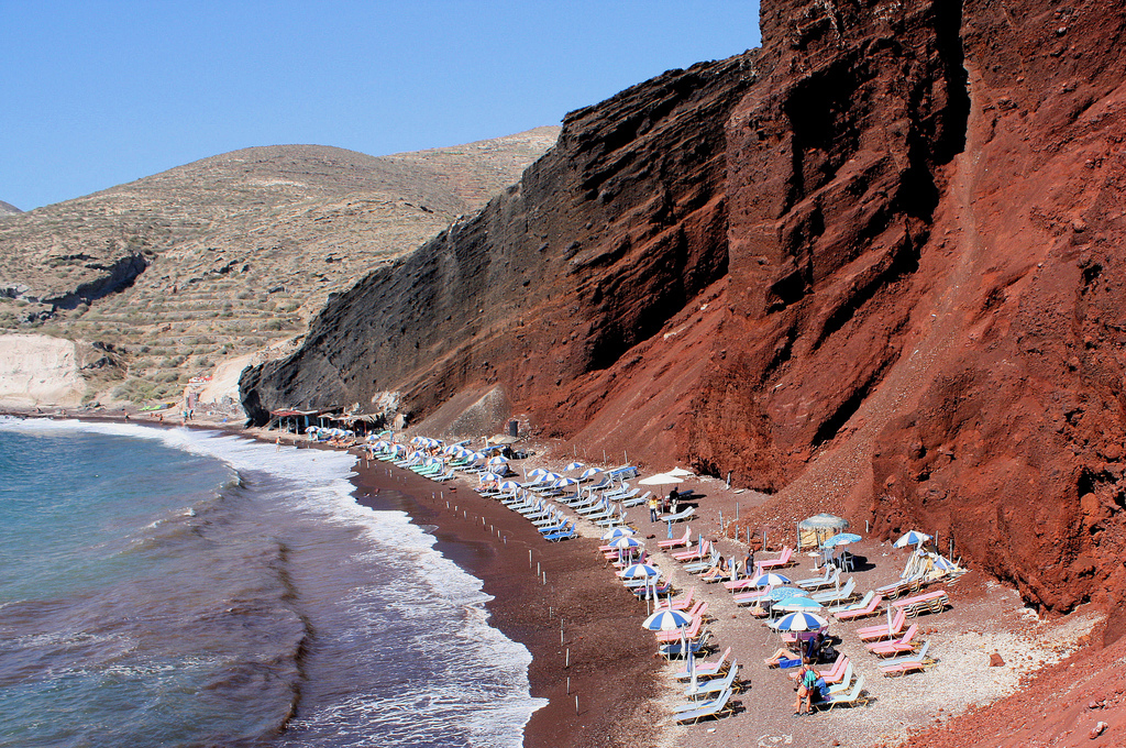Пляж Красный в Греции, фото 5