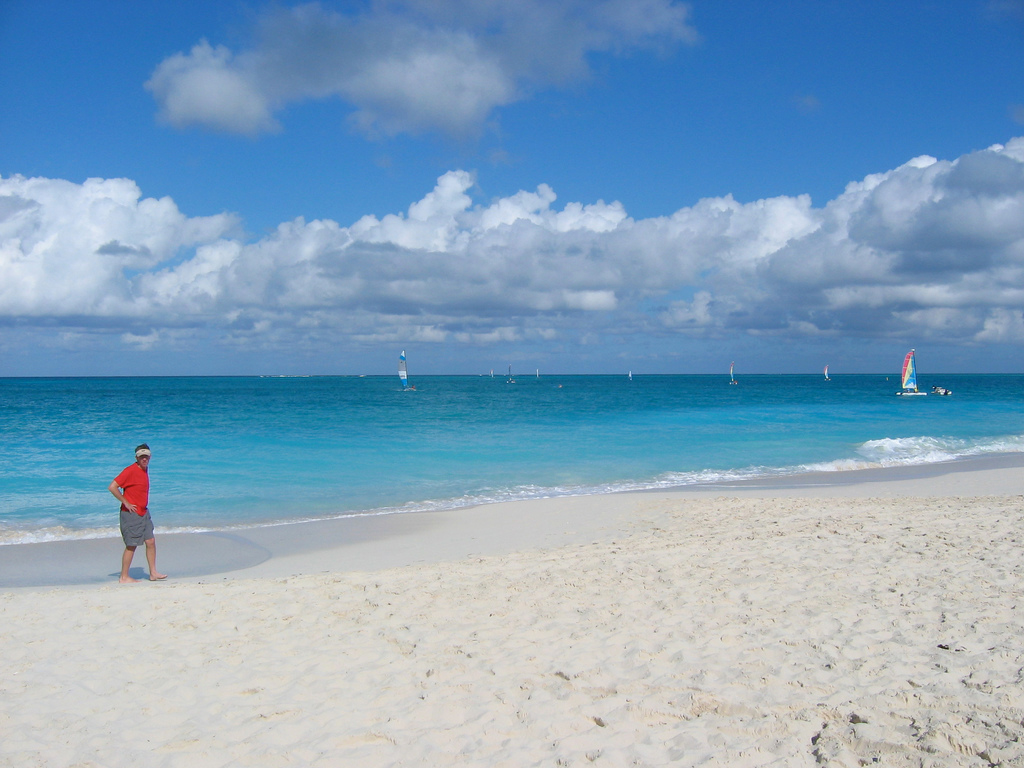 Пляж Грейс Бэй на Карибских островах, фото 5