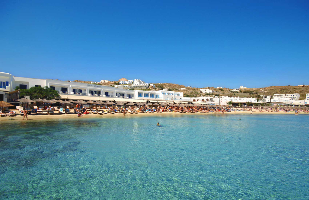Пляж острова Миконос в Греции, фото 2