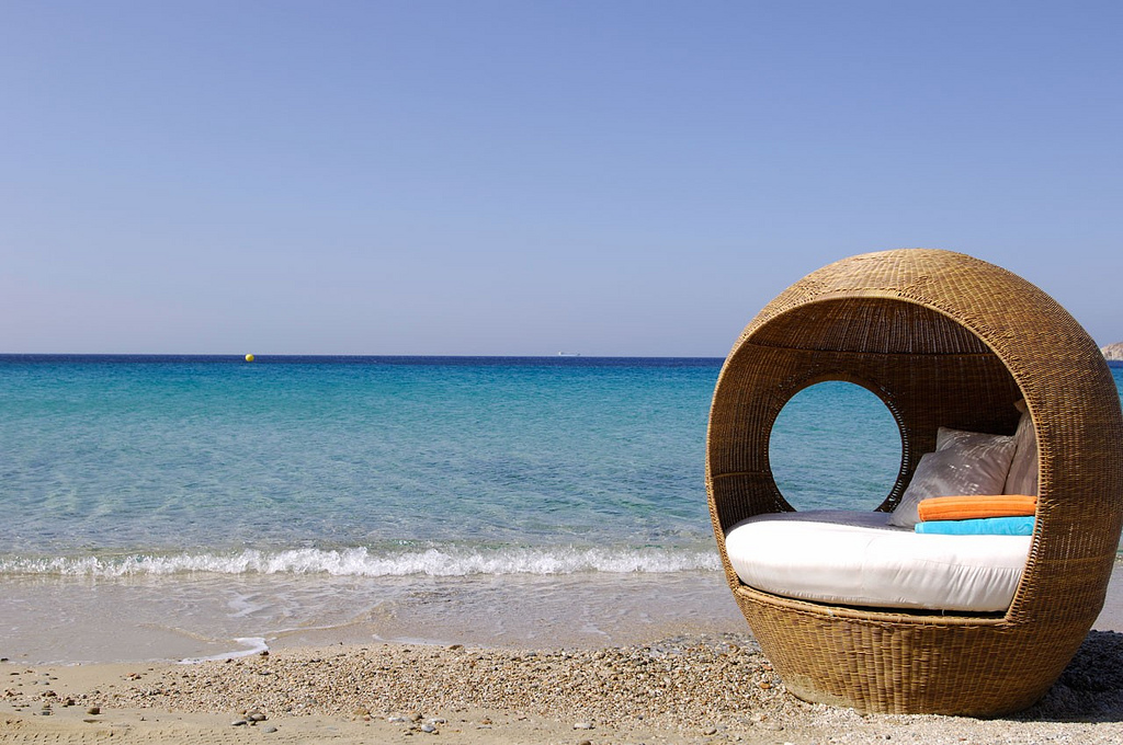 Пляж острова Миконос в Греции, фото 4