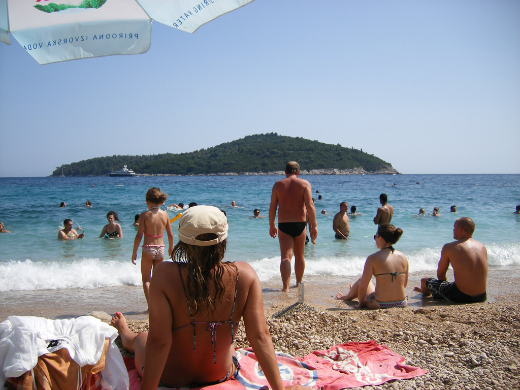 Пляж Банье в Хорватии, фото 1
