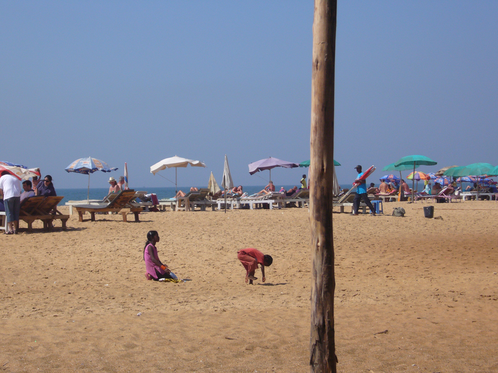 Пляж Кандолим в Индии, фото 1
