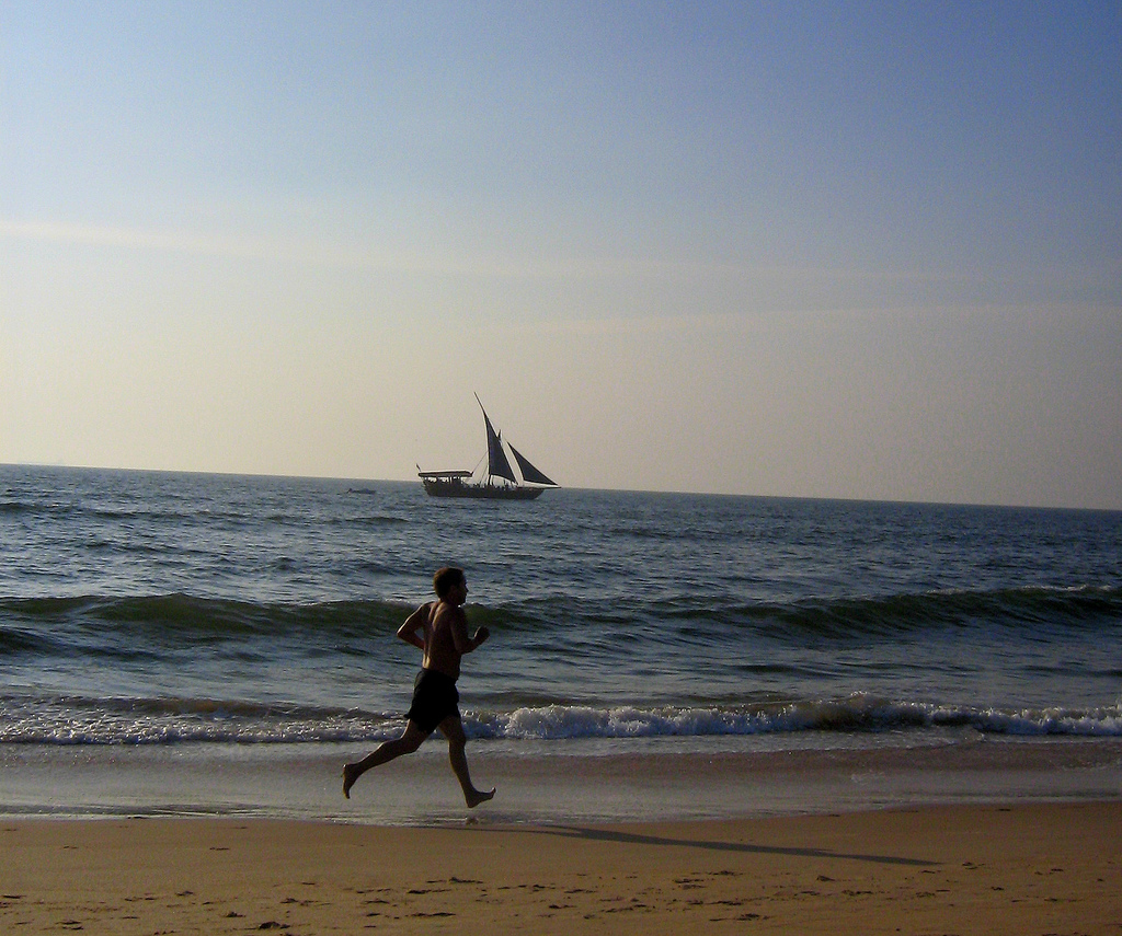 Пляж Кандолим в Индии, фото 4