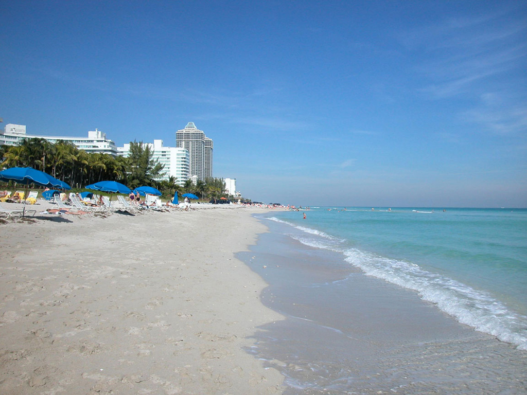 Пляж Маями Бич в США, фото 8