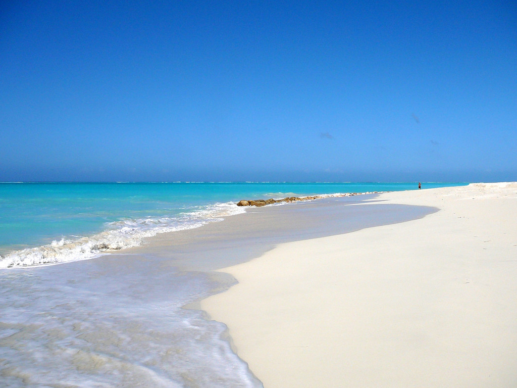 Пляж острова Провиденсиалес на Карибских островах, фото 9