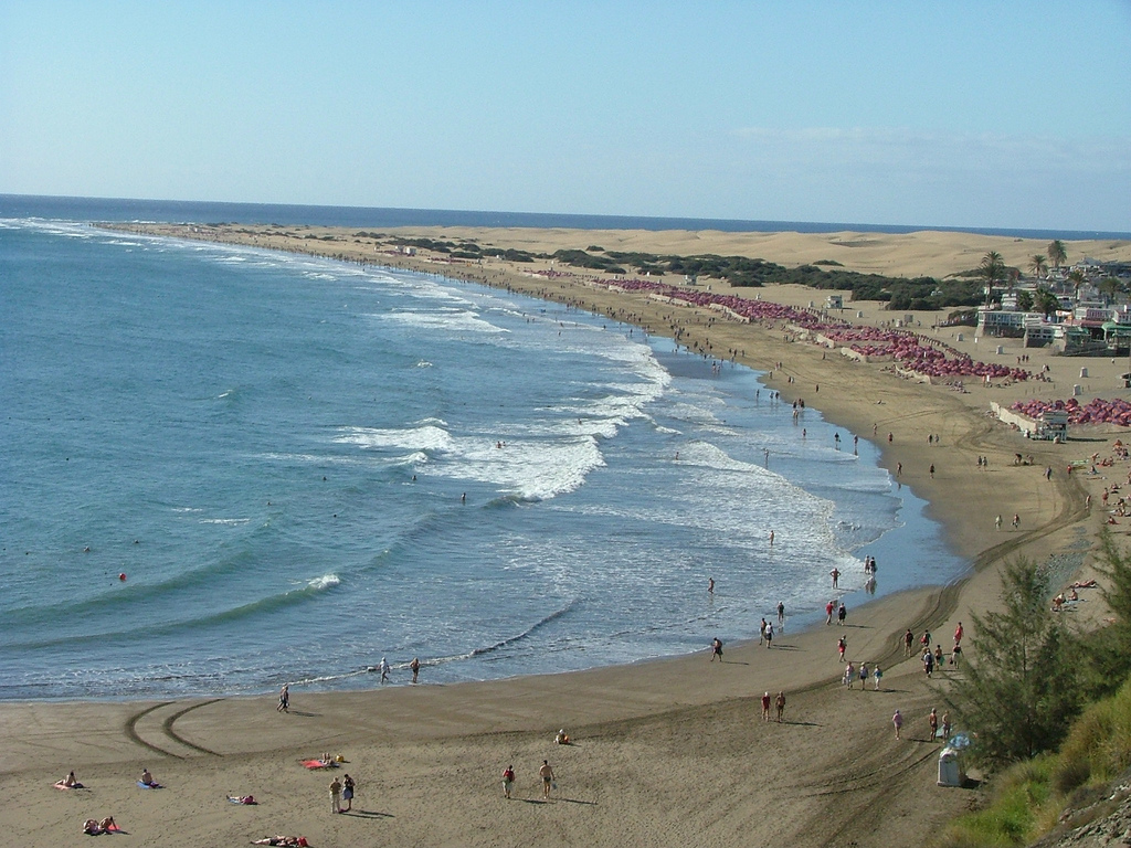 Пляж Плайя-дель-Инглес в Испании, фото 5