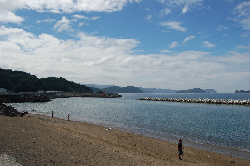 Пляж Вакаяма в Японии, фото 1