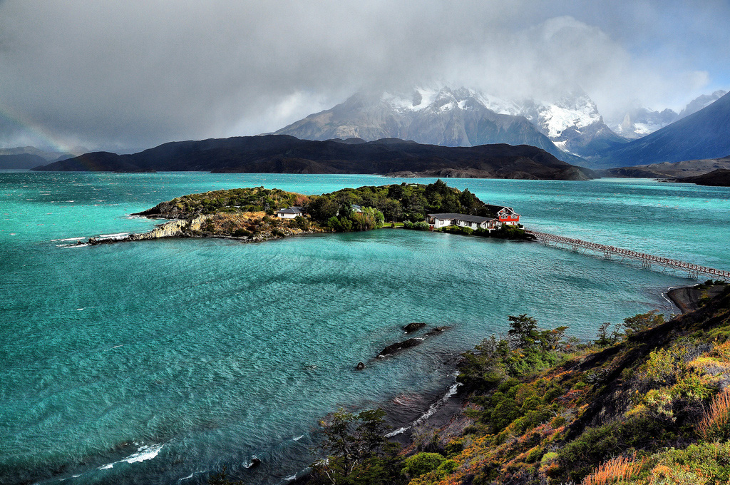 Озеро Пехое в Чили, фото 1