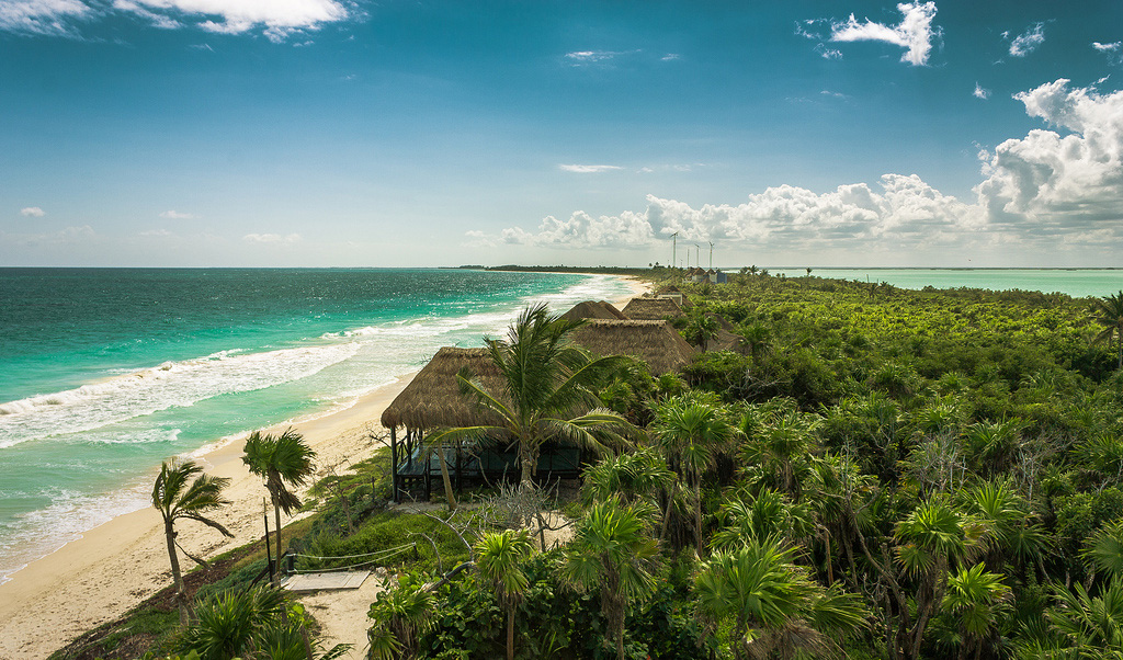 Пляж Сиан Каан в Мексике, фото 1
