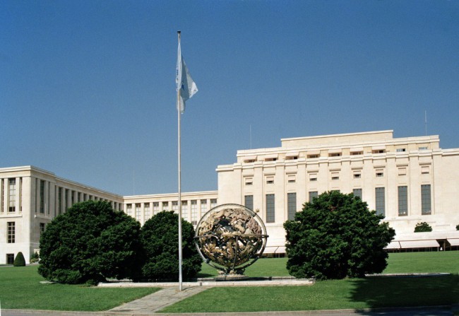 В настоящее время в женевском Дворце Наций находится штаб-квартира Европейского отделения ООН