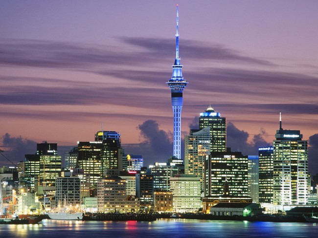 Окленд - самый большой город Новой Зеландии
