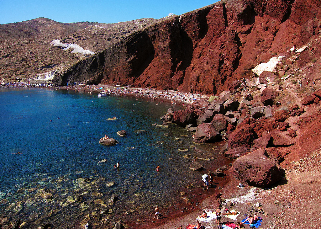 Пляж Ред Бич в Греции, фото 1