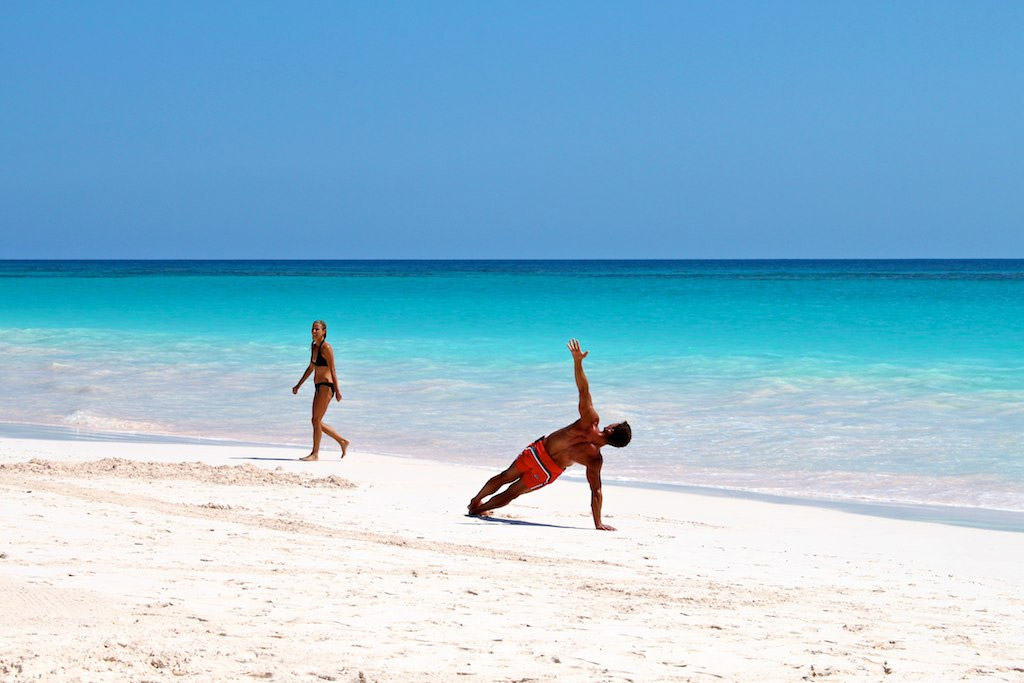 Пляж Пинк Сэндс на Багамских Островах, фото 12