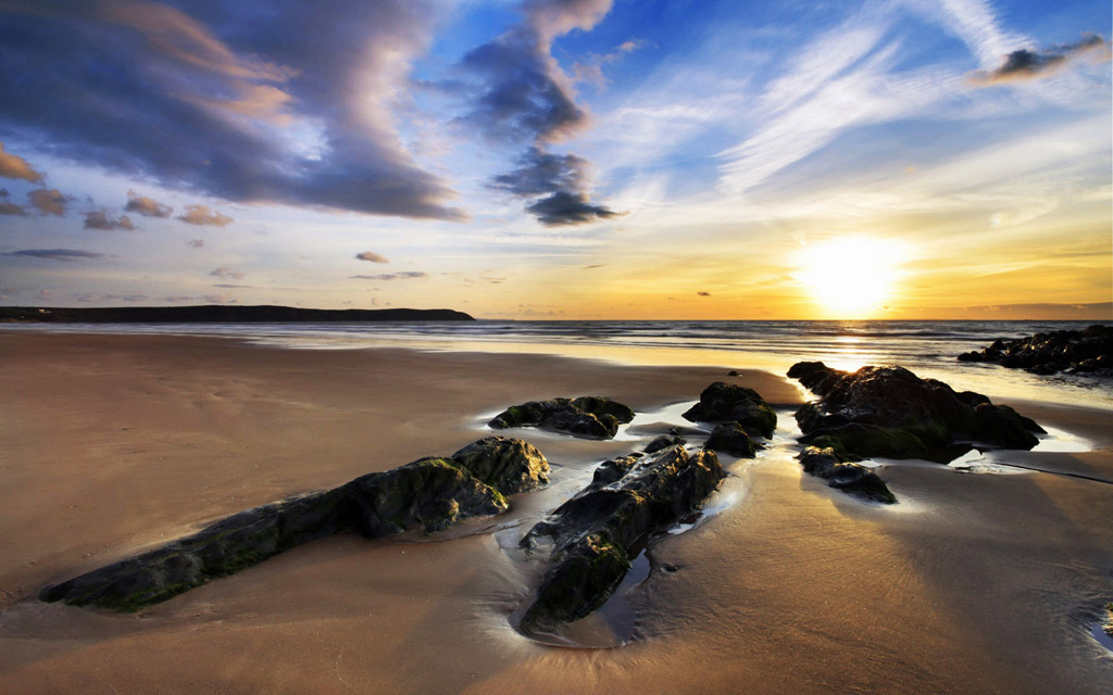 Пляж Вулакомб в Великобритании, фото 8