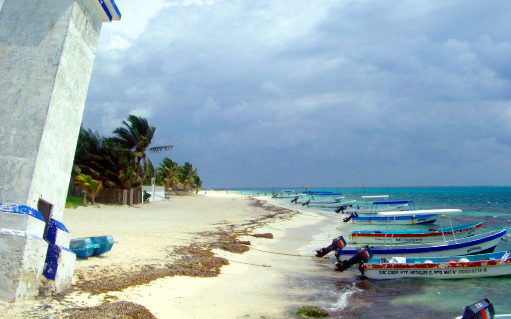 Пляж Пуэрто-Морелос в Мексике, фото 6