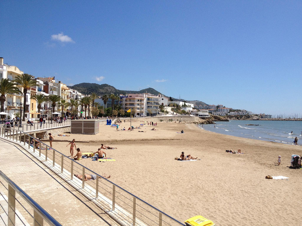 Пляж Ситжес в Испании, фото 1