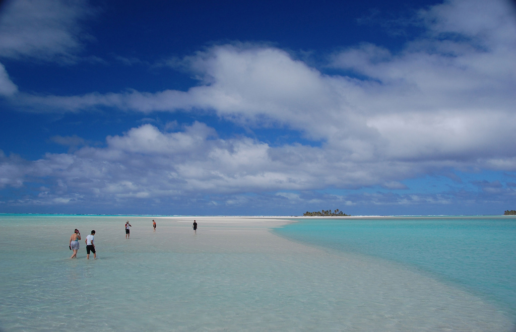 Пляж Аитутаки на островах Кука, фото 8