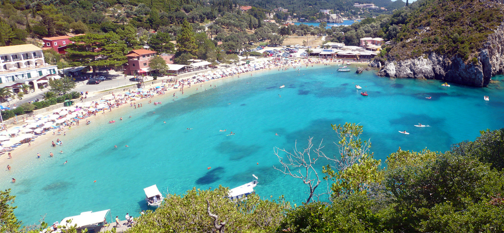 Пляж Палеокастрицы в Греции, фото 6