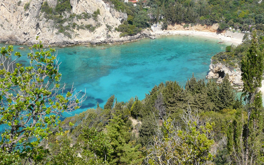 Пляж Палеокастрицы в Греции, фото 9