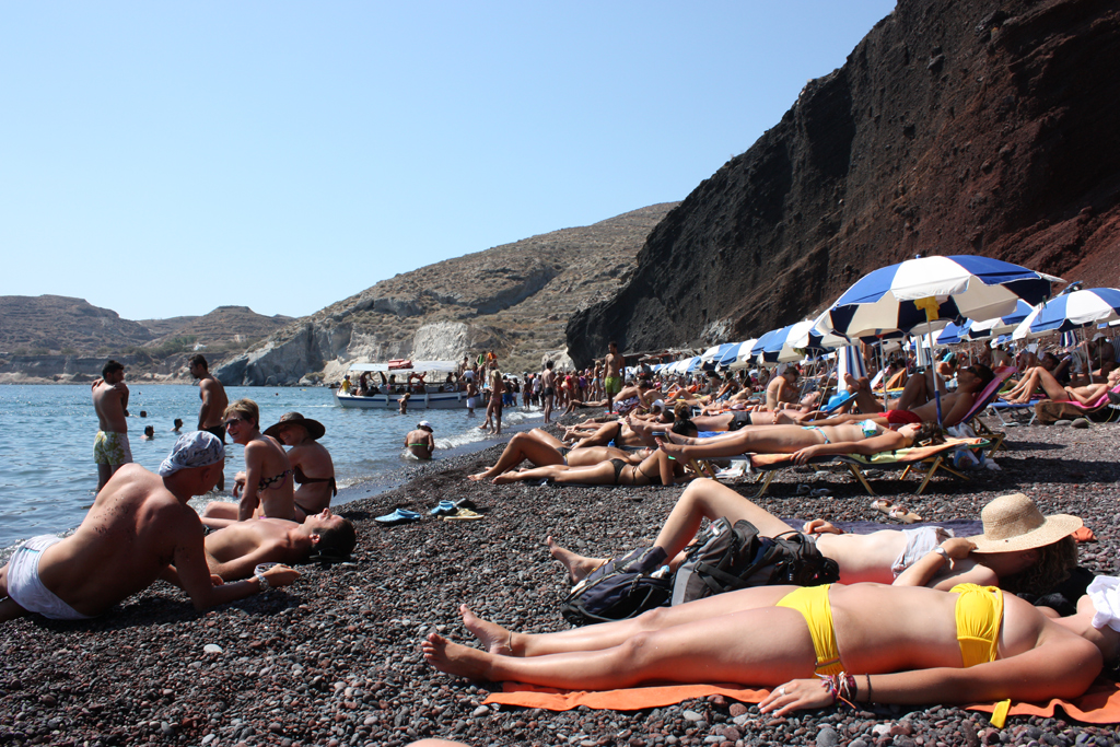 Пляж Красный в Греции, фото 10