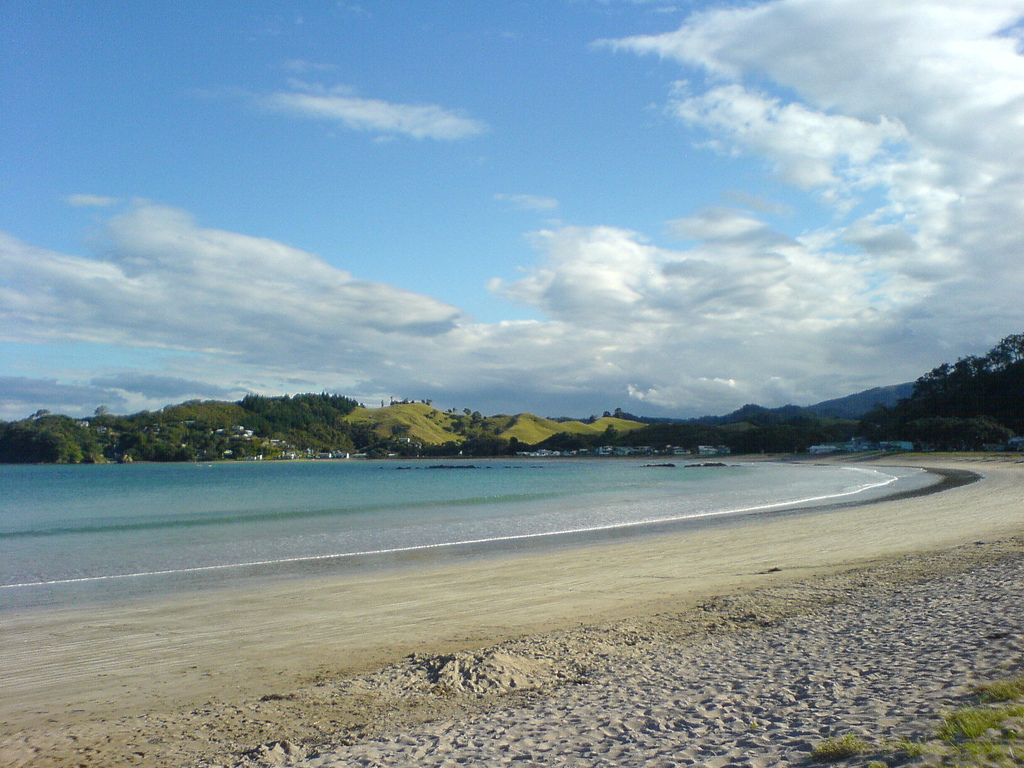 Пляж Оакура в Новой Зеландии, фото 2