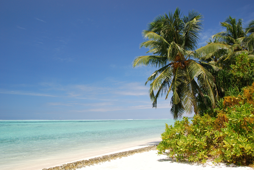 Пляж острова Сан Айлэнд на Мальдивских островах, фото 4