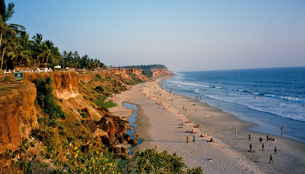 Пляж Варкала в Индии, фото 1