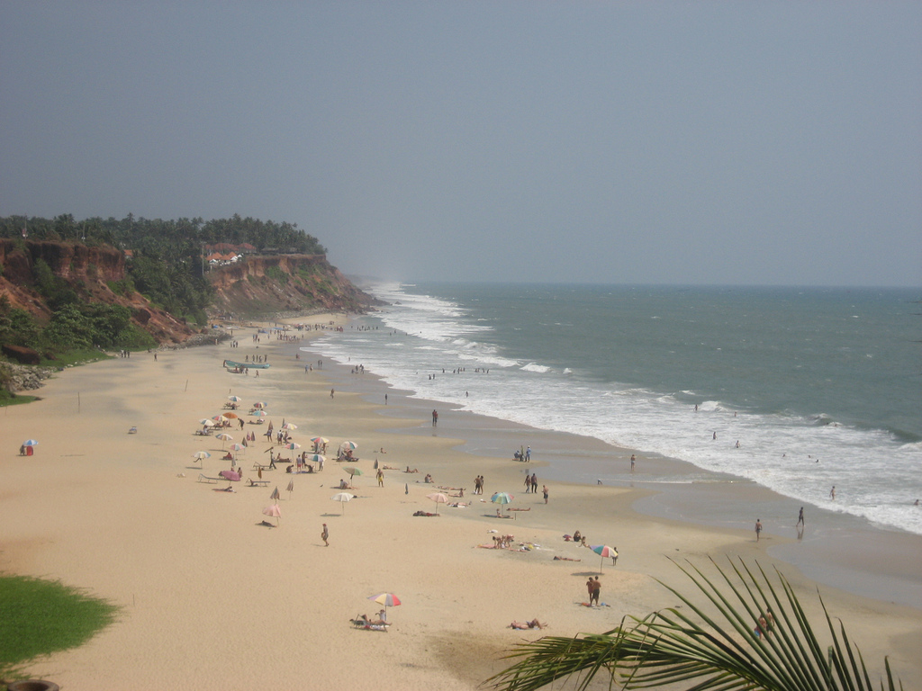 Пляж Варкала в Индии, фото 2