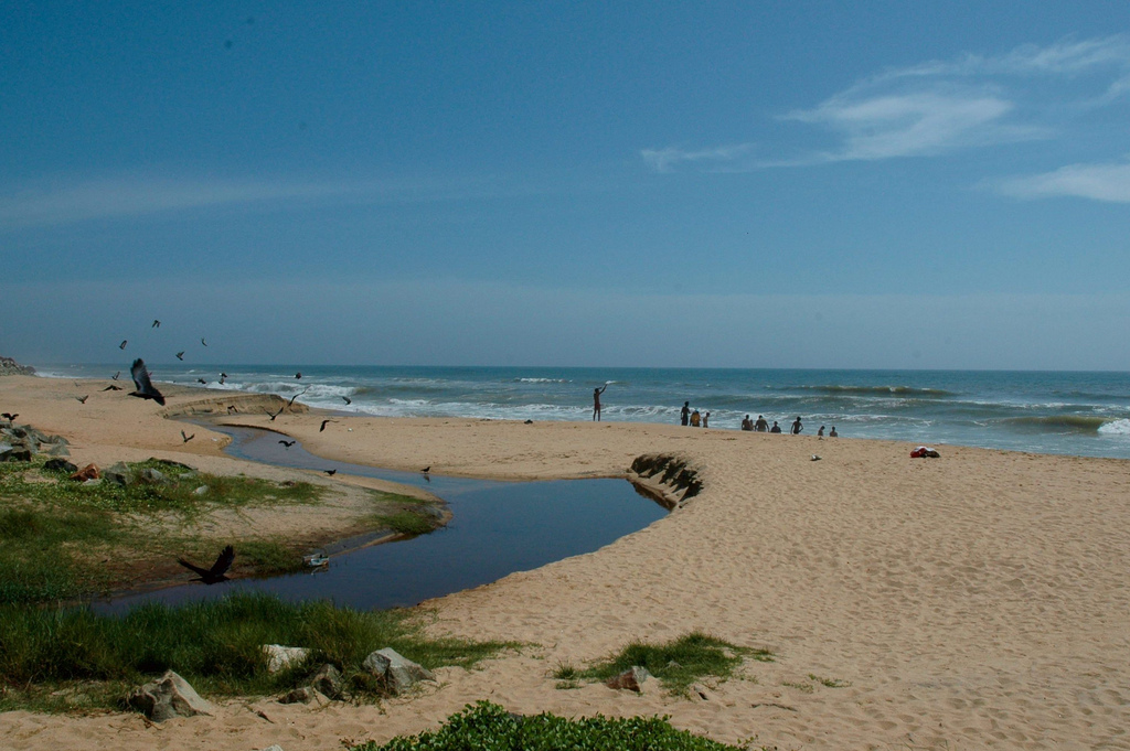 Пляж Варкала в Индии, фото 4