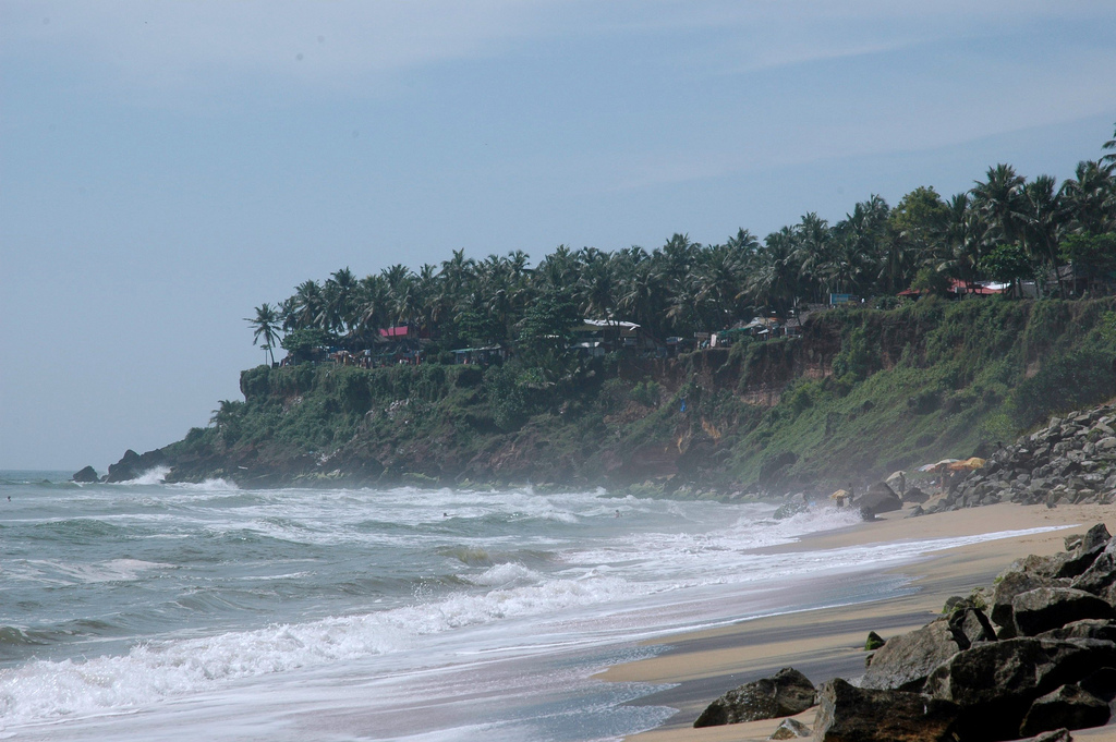 Пляж Варкала в Индии, фото 7