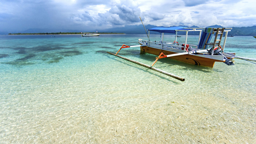Пляж острова Ломбок в Индонезии, фото 1