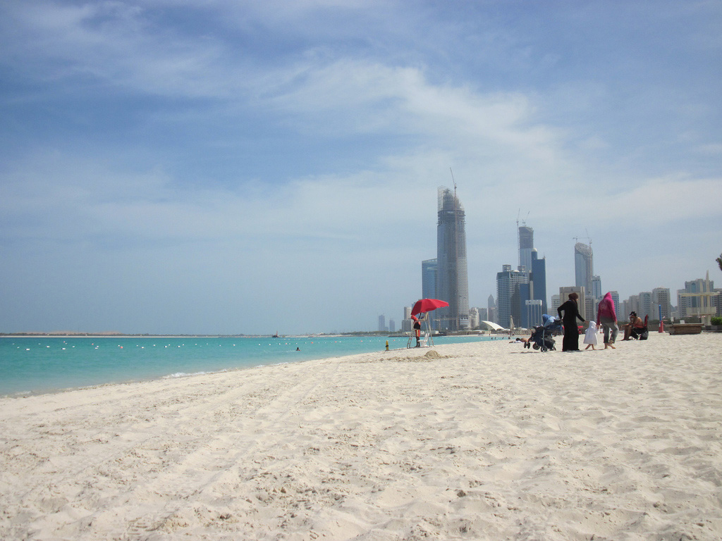Пляж Абу-Даби в ОАЭ, фото 2