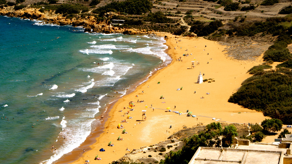 Пляж Рамла на Мальте, фото 1