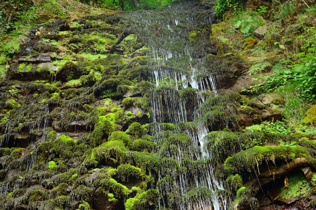 Водопад «Девичьи слезы» в Красной Поляне – одна из сочинских достопримечательностей.