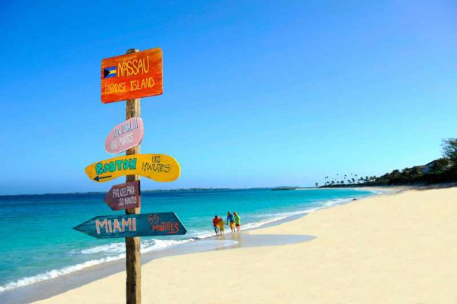 Курортный сезон на Багамских островах длится круглогодично, наиболее комфортная погода в период с сентября по май.