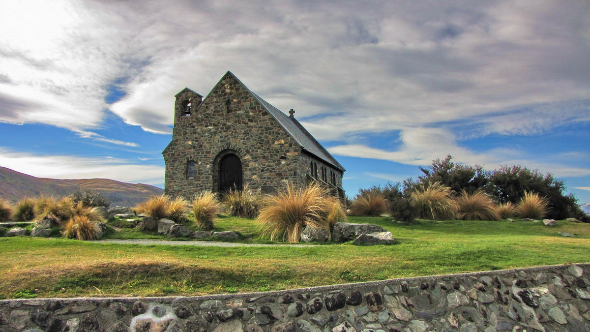 Памятники новой зеландии. Финская Церковь в скале. New Zealand Church.