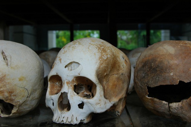 Согласно традиция местного населения, черепа съеденных соседей складировали в «мужских» домах
