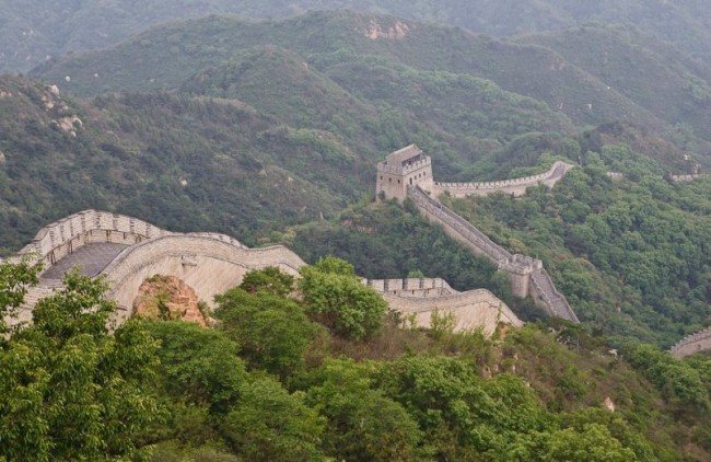 Великая китайская стена в районе заставы Бадалин