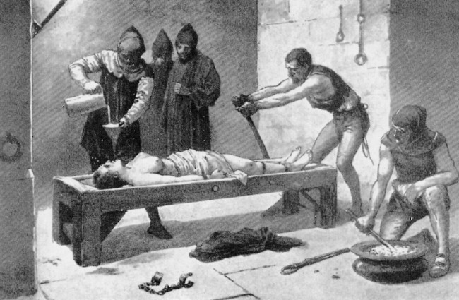Пытка водой, на первый взгляд, кажется достаточно лёгкой, однако бывшие узники святой инквизиции вряд ли согласились бы с таким мнением
