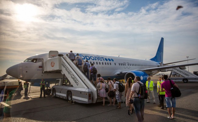 Первый рейс авиакомпании Добролет в Волгоград был совершен практически при полной загрузке