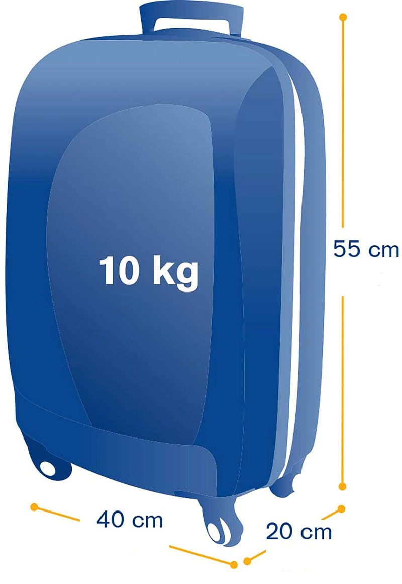 Размер ручного багажа в аэрофлоте