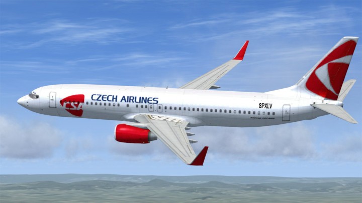 Самолет чешских авиалиний